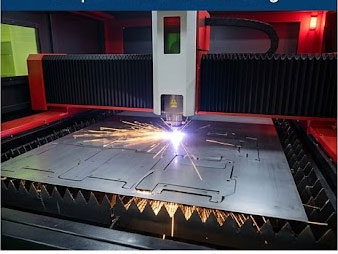 Cắt Thép Tấm Bằng Máy CNC Laser Fiber